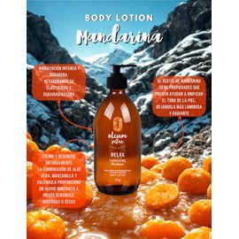OLEUM VITAE Body Lotion. Crema Corporal con Aceite Esencial de Mandarina. Hidratación Profunda. Con Extractos de Caléndula, Aloe Vera y Manzanilla. 250gr