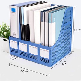 Lemical A4 Office Organizer Letter Size File Folder Organiser File Holder Desktop File Organizer Boxes Magazine File Dividers Document File Organizer Office Storage Organizer Boxes Desk File Rack Box