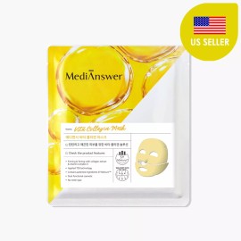 Collagen ++ [MediAnswer] Vita Collagen Mask Pack of  1 I 2 I 3 I 4 Sheet K-Beauty, FREE SHIP - Pack of 3 Sheets
