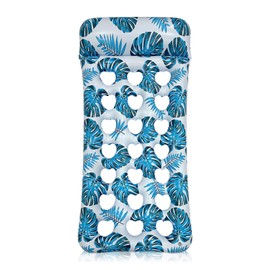 Pool Hammocks for Adult,Inflatable Pool Floats 4 in 1,Inflatable Pool Lounger with Headrest,PVC Water Floating Hammock,70x39 in Lilo Floats Rafts,Swimming Pool Float Chair for Summer Beach (BLUE)