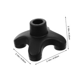 TOVINANNA Trekking Pole Tips for Canes Non- Crutch Foot Covers Shock Absorbing Anti-skid Feet for Stability Hiking and Walking Sticks Fit for Standard Cane Models