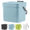 LALASTAR Kitchen Compost Bin, Hanging Trash Can with Lid for