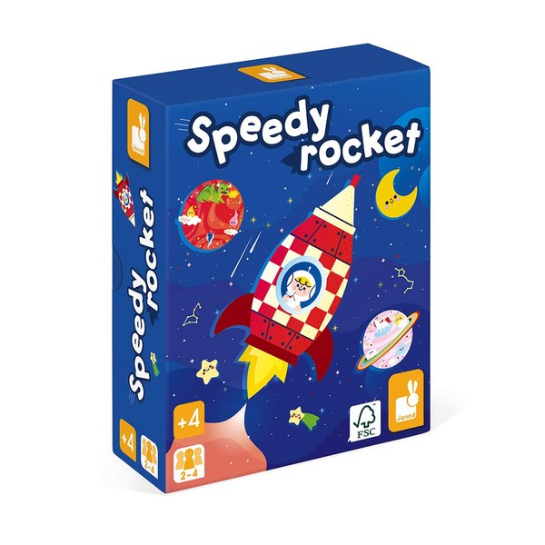Janod - Speedy Rocket - Childrens Board Game - FSC-