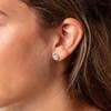 DUR Schmuck: O5214 Sand Spiral 2.0 Stud Earrings with Beach