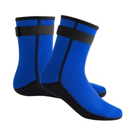RiToEasysports 3mm Neoprene Diving Socks,Long Water Socks Wetsuit for Swimming for All Water Activities (XXL)
