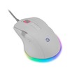GETTTECH Mouse Inalámbrico Ergonómico 6400 dpi con Iluminación RGB 2.4G