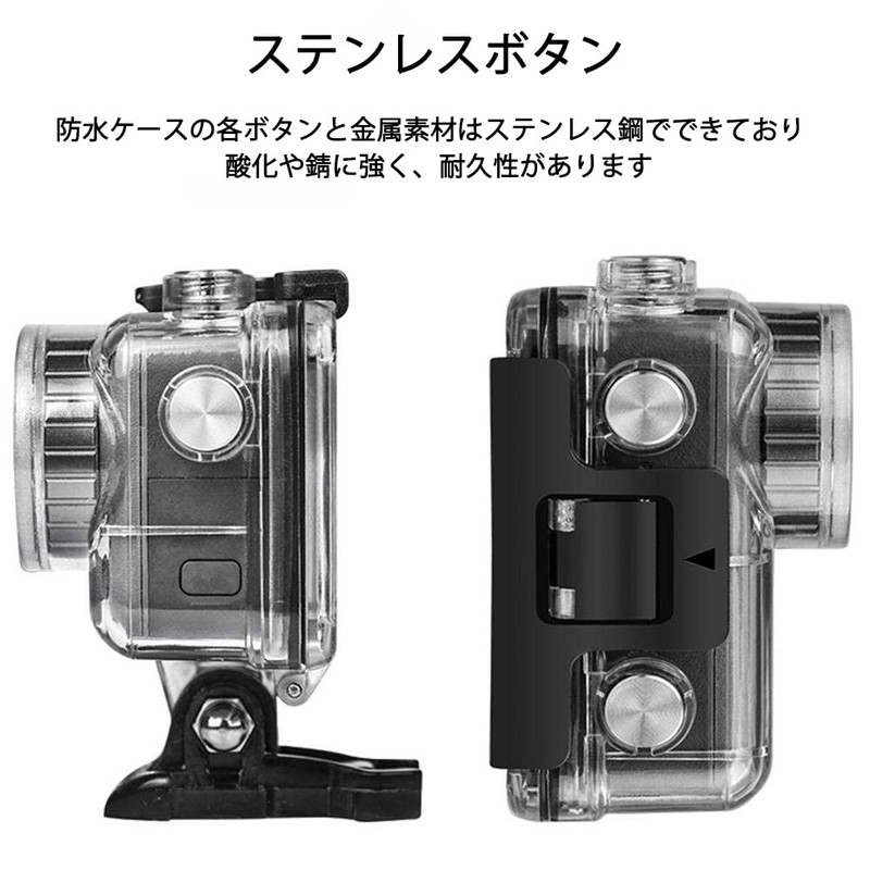 FitStill Waterproof Case, Waterproof Housing Case for DJI Osmo Action