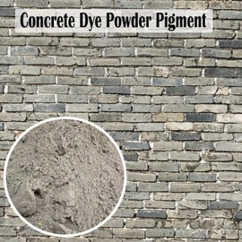 GOODTAKE Dark Grey Concrete Color Pigment | Concrete DYE | Cement Color DYE | Iron Oxide Powder for Cement, Mortar, Grout | Ready to Use | Add to Mix (Dark Grey, 4 Ounce)