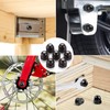 BCENG Pack of 50 M8 Galvanised Cap Nuts Cap Nuts