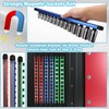 Ceenna 24 Piece Magnetic Socket Organizer Set, Heavy Duty Socket