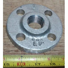 Flange Low-Pressure Aluminum Pipe Flange, Schedule 40, 1"  NPT ***MADE IN USA***