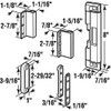 Prime-Line U 11037 Patio Door Deadbolt Lock, 8 In. Overall