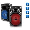 Technical Pro (2) BOOMPACK8 8" Powered Wireless Rechargeable Bluetooth Speakers
