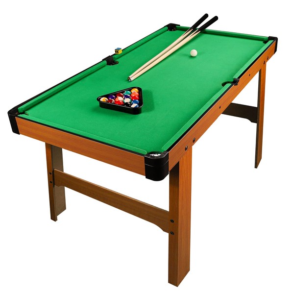 BBnote 48" Green Mini Pool Table, Billiard Tables Includes 21 Billiards Equipment Accessories, Game Table for Kids and Adults