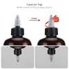2 Gel Squeeze Bottles, Segbeauty 16.9 oz Amber Squeeze Bottles,