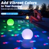 Floating Pool Lights, 6 Inch Light Up Pool Balls with