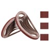 Kozelo 30 Pcs Sanding Belts 3/8 x 13 Inch 80/180/240