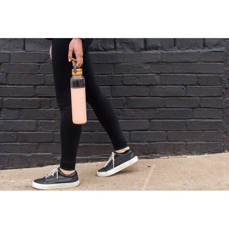 Full Circle 25 oz. Glass Water Bottle - Blush