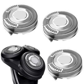 Cabezas de reemplazo SH50 adecuado para máquinas de afeitar - Compatible con la serie 5000 (S5xxx), PT8xx & More - cabeza de reemplazo de afeitadora eléctrica para hombres