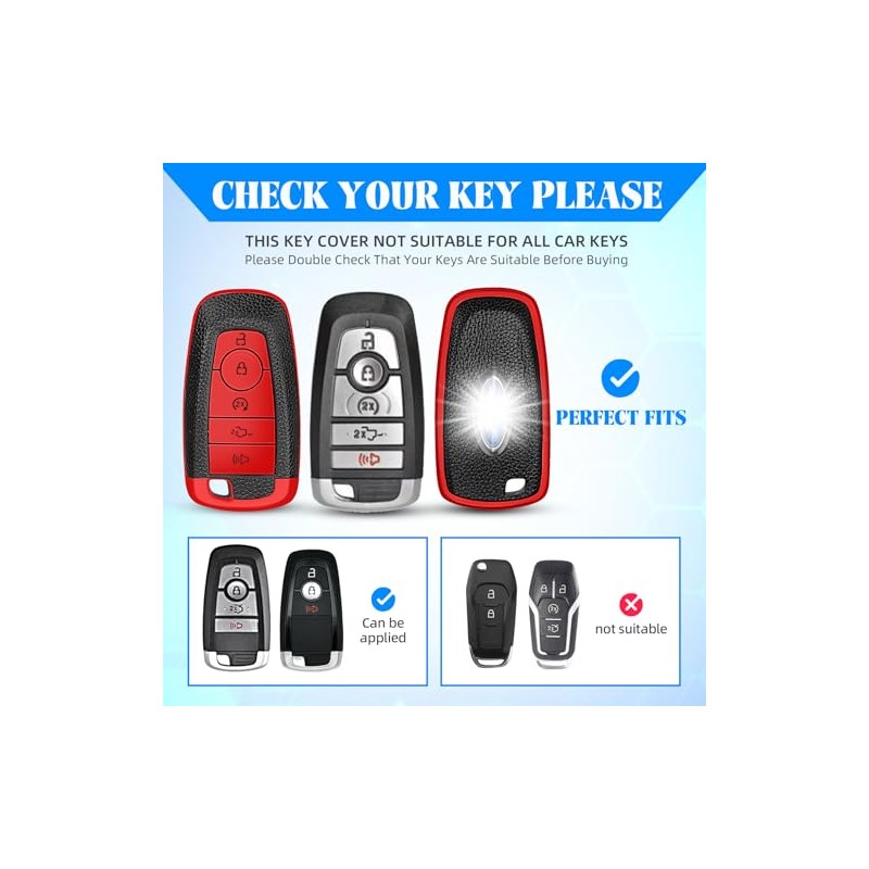 QBUC Key Fob Cover for Ford Vehicles - Premium TPU