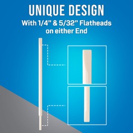 Jonard AT-6241/10 Thermoplastic 2-in1 Nonconductive Alignment Tool, 7" Length (Pack of 10)