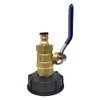 Brass Tap Connection for IBC Tank, Input Diameter S60 x