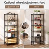 Golpart Small 6 Tier Shelves Storage Wire Shelving Unit Metal
