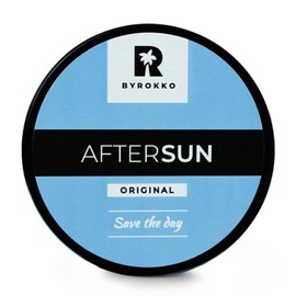 BYROKKO After Sun Crema Post Solar | Loción Natural con Mentol, Manteca de Mango y Vitamina E | Refresca, Hidrata y Nutre | Vegana, Sin Parabenos – 180 ml