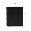New View Gifts Faux Leather Mini Photo Album-Black