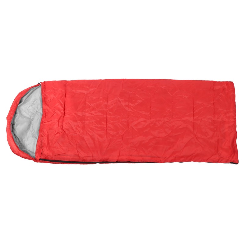 Adult Outdoor Envelope Sleeping Bag with Hood Waterproof for Camping