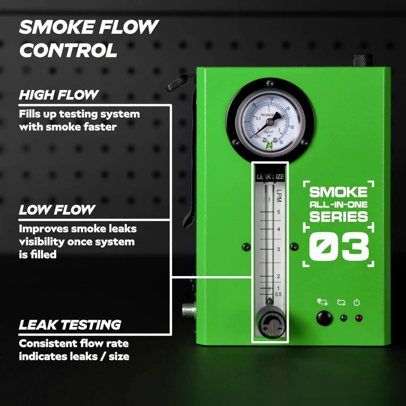 AUTOOL Automotive EVAP Smoke Machine Diagnostic Vacuum Leak Detection Tester