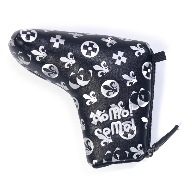 COMO COME Golf Putter Cover CC Monogram Zipper Headcover for