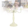 European Style Candelabra 5 Arms Iron Elegant Candle Stick Candelabra