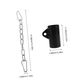 WHAMVOX 1set Shape Bar Training Part Workout Fitness Part Fitness Training Accessory Barbell Post Sleeve Chain Userfriendly Setup