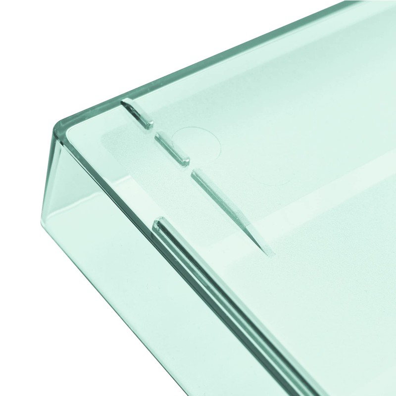 Acrimet Stackable Letter Tray 3 Tier Side Load, Plastic, Desktop