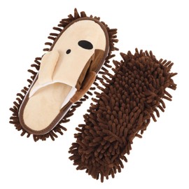COLLBATH 1 Pair Practical Detachable Mop Slippers Chenille Floor Cleaning Slippers Soft Material for Maintenance Quiet Use Fits for Effortless Sweeping