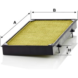 Original MANN-FILTER Interior Filter FP 3454 – FreciousPlus biofunctional pollen filter – For passenger cars