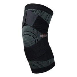 J.H. Company Rodillera Deporte Elastica De Compresion Ajustable Jb-76 Color Negro / Xl