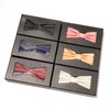 HOULIFE Men's Bow Tie Set - Adjustable Satin Polyester Bow