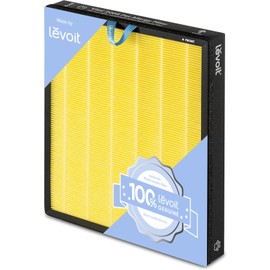 LEVOIT Genuine Vital 200S-P Air Purifier Pet Allergy Replacement Filter, Supports HEPA Sleep Mode, High-Efficiency Activated Carbon for Removal of Allergens, Pollen, Vital 200S-RF-PA, 1 Pack, Yellow