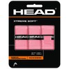 Head Xtreme Soft Racquet Overgrip - Tennis Racket Grip Tape - 3-Pack, Pink