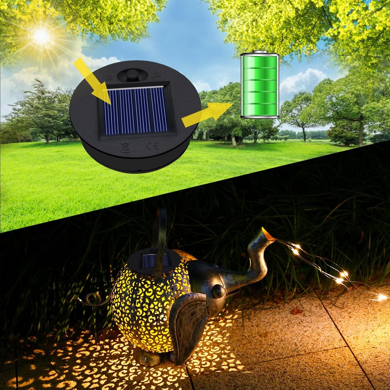 ZNYCYE 2 Pack Solar Light Replacement Top(Top Size 2.76inch, Bottom