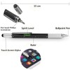 Multifunction Tool Pen, 6 in 1 Tool with Ballpoint Pen,