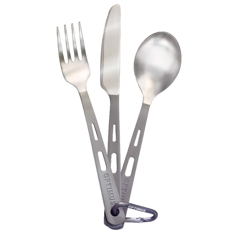 Optimus Titanium 3-Piece Cutlery Set Cutlery