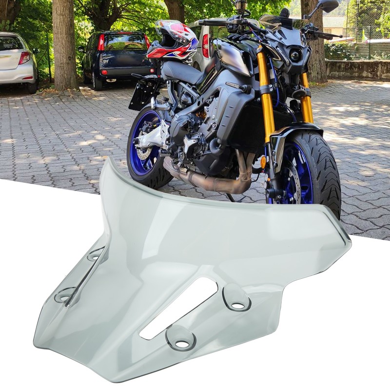 Motorcycle Windshield Windscreen Headlight Wind Screen Deflector Fairing for MT‑09