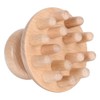 Wooden Massage Brush Mushroom Shaped Hairbrush for Scalp Relax Scalp