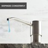 Soap Dispenser for Kitchen Sink (Brushed Nickel), Fit 1-to-1.25-inch Hole,