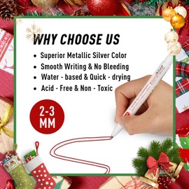 Outline Marker Pens,Super Squiggles Double Line Outline Pen,12 Colors Doodle Dazzle Marker pens,Silver Metallic Markers self-Outline Markers Pens for Art,Drawing