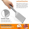 Eolilim Large Metal Spatula, Flexible Stainless Steel Spatula, Slotted Turner