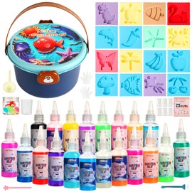 ARTPAR Magic Water Elf - 20 Colors Aqua Fairy Water Gel kit for Kids, Create Your Own Water Pets & Fairy Toys, Fun Sensory Crafts for Boys Girls Ages 3-12 Year